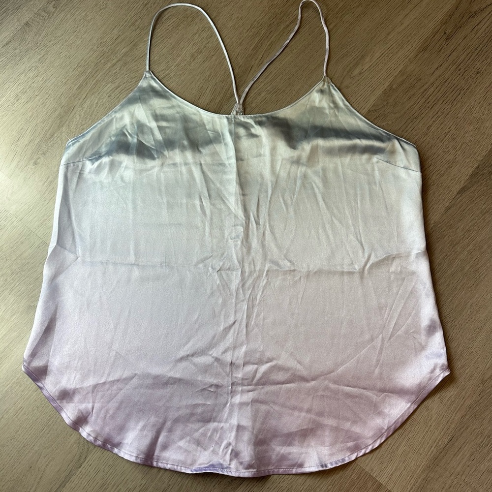 Elegant White Satin Women's Top